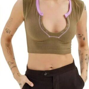 Urban Outfitters - Out From Under Go For Gold ribbed top